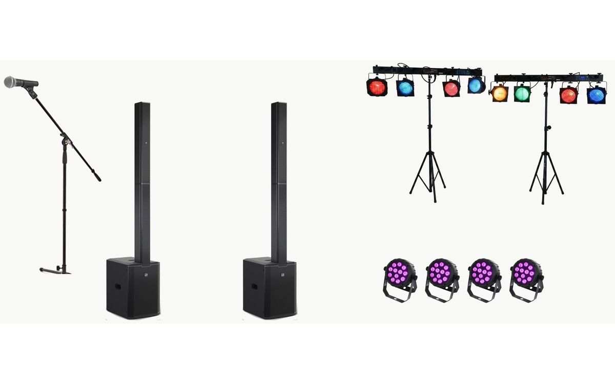Paket L Party - Audio und Licht